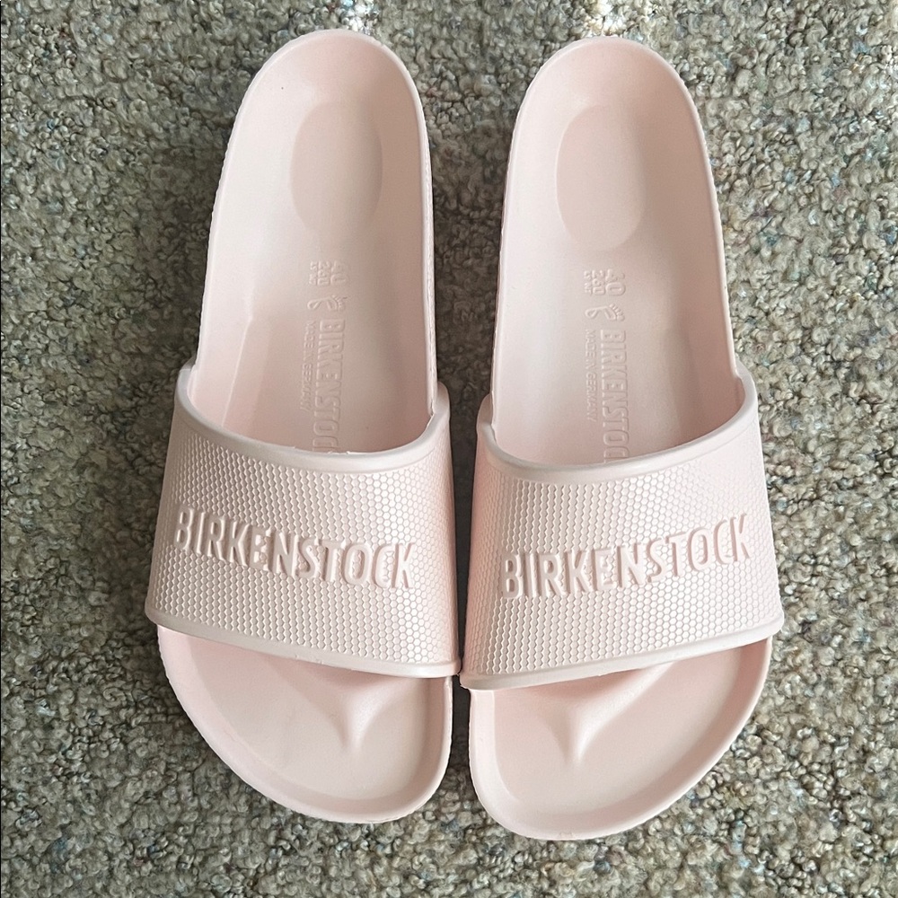 Birkenstock Light Pink Slide Sandals